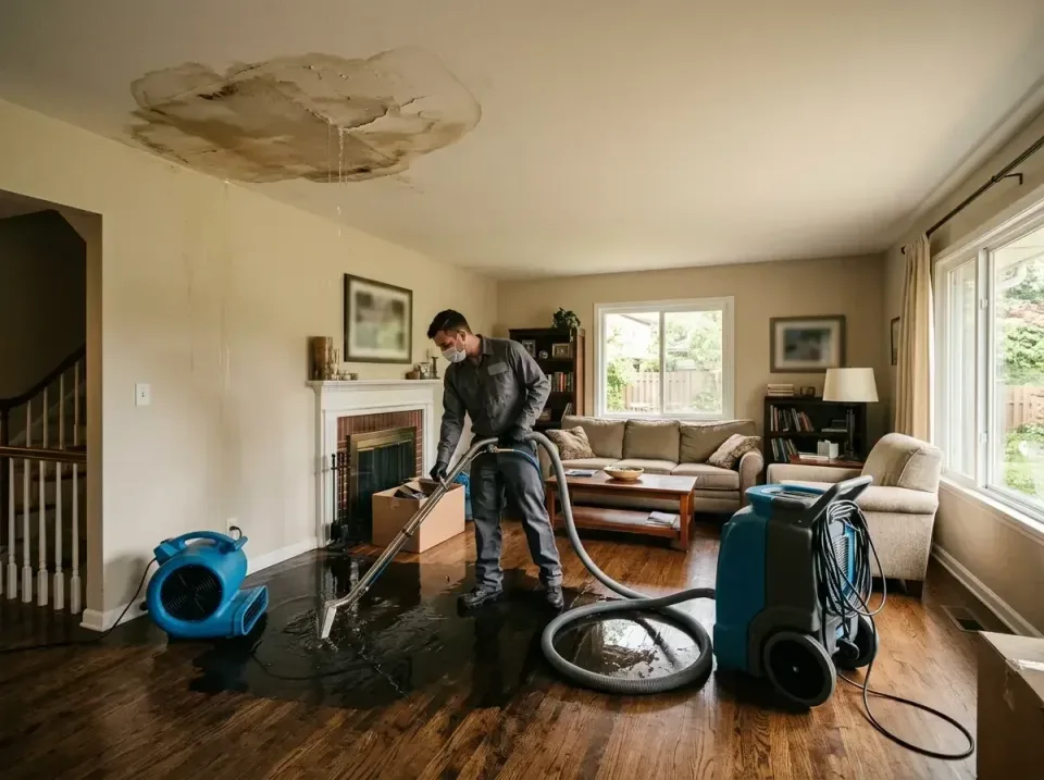 attic-pipe-burst-ceiling-drip-008 — frequently asked questions, Water Damage Restoration & Carpet Care in Pleasant Hill, PA
